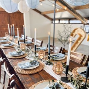 21 Diner Aankleding Blue Rustic